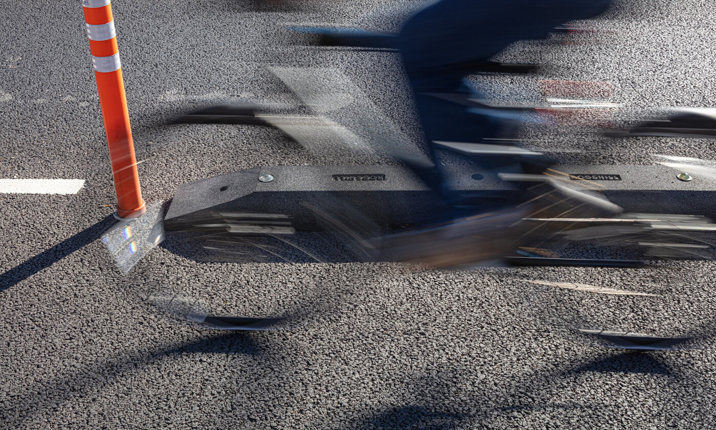 Dundrum-Straßen vor dem Schutz der Radwege