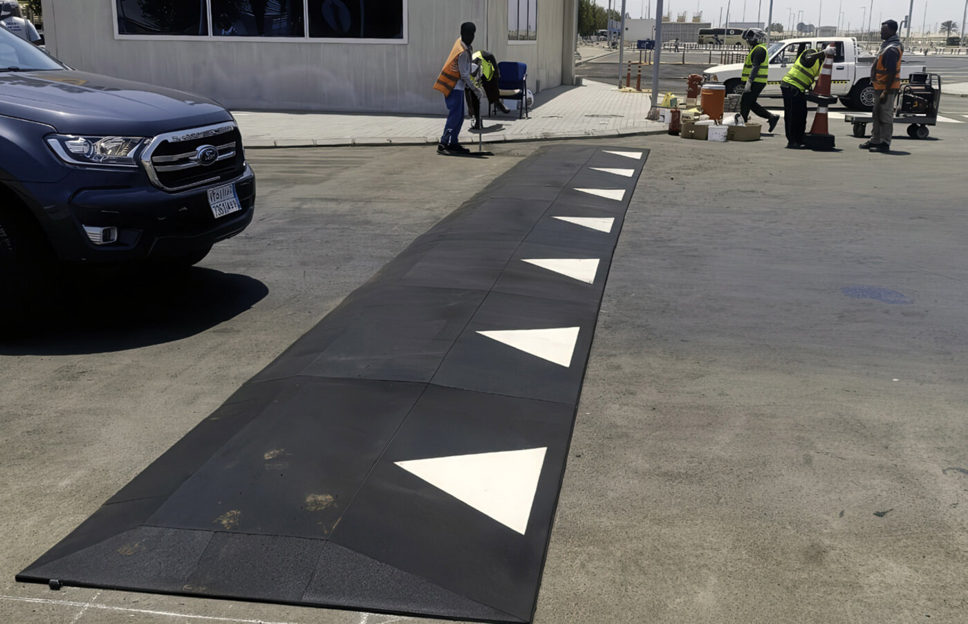 Abgeschlossene Installation des Geschwindigkeitsreglers