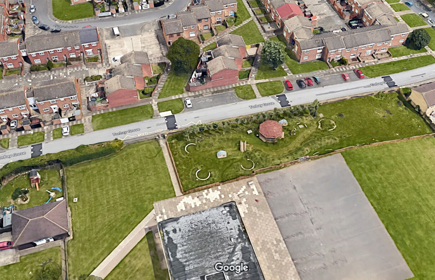 Cruce de mesa elevada completado