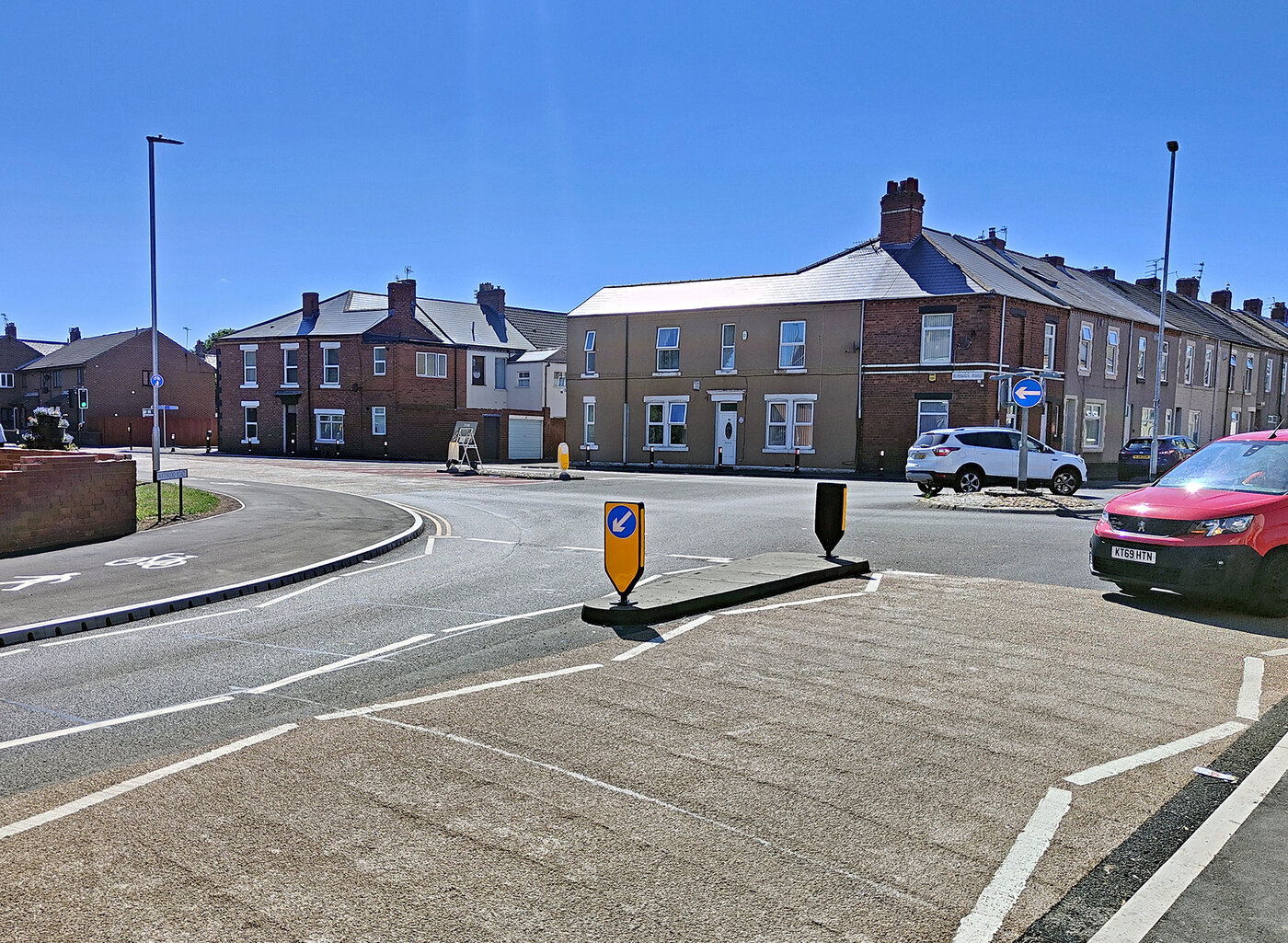 Rotonda de Waterloo Road antes de su sustitución