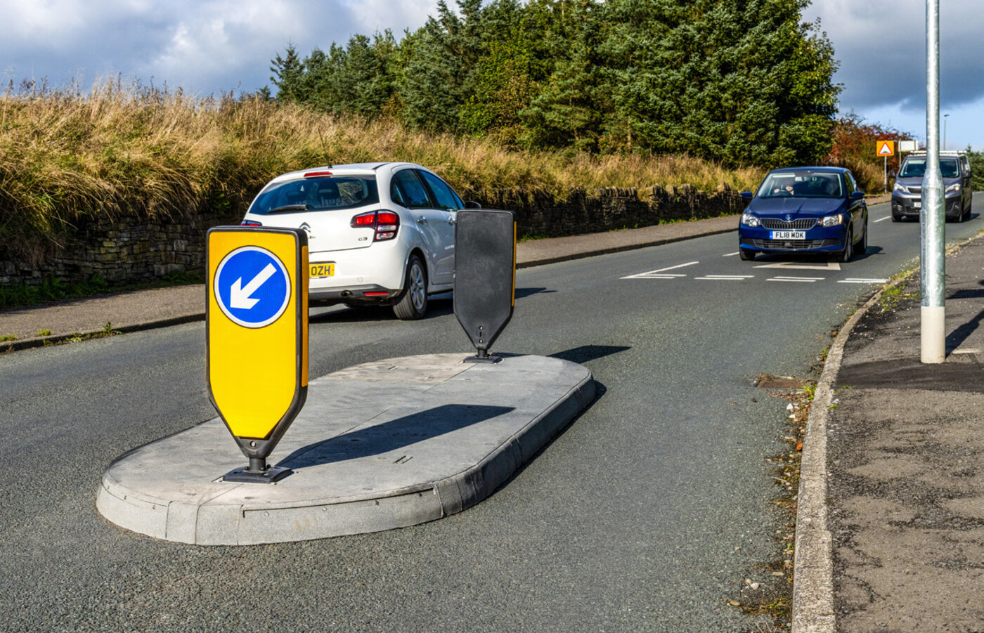 Chicane completada en la Pole Lane